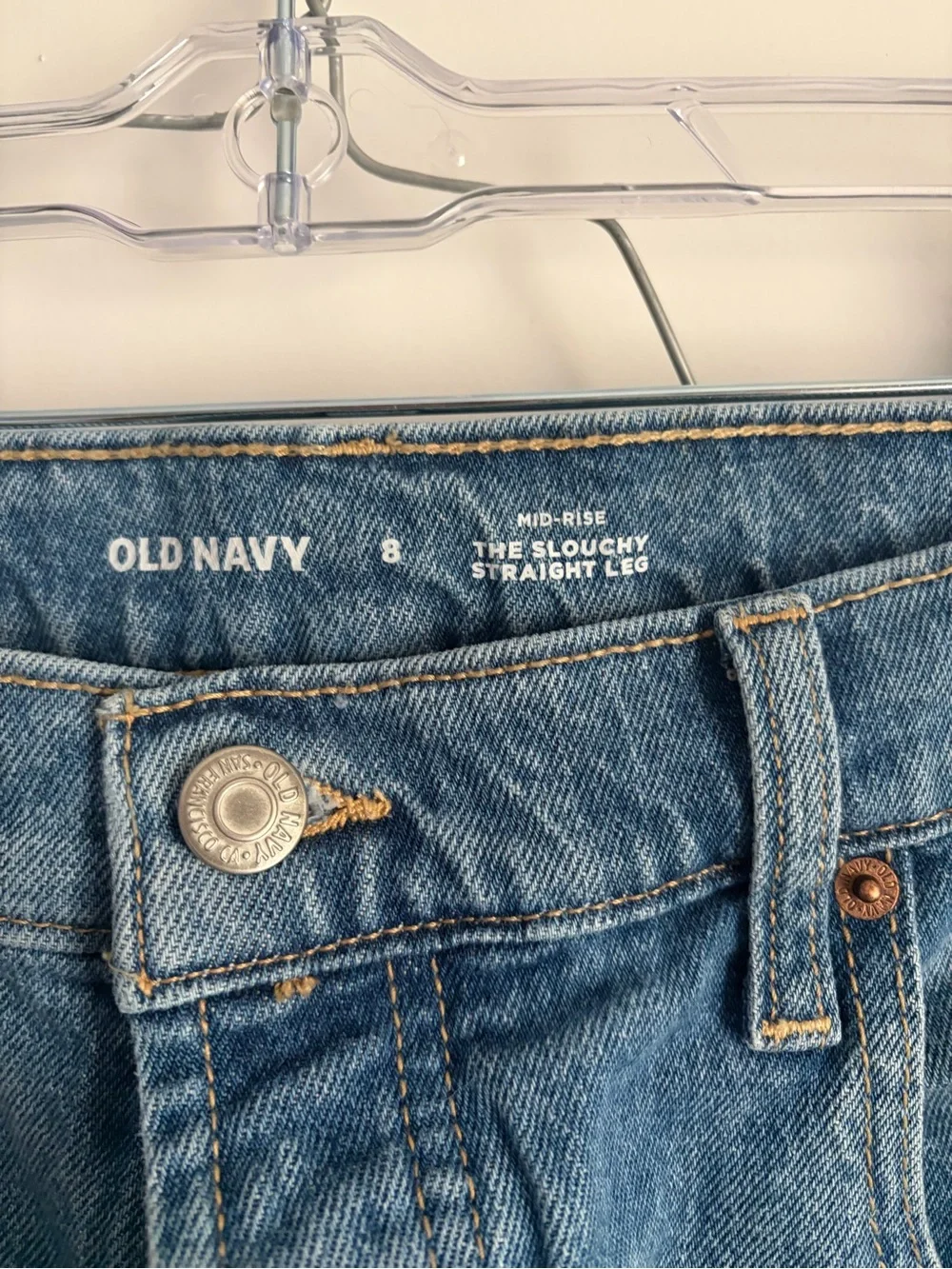 Old Navy Women's Light Blue Straight Jeans